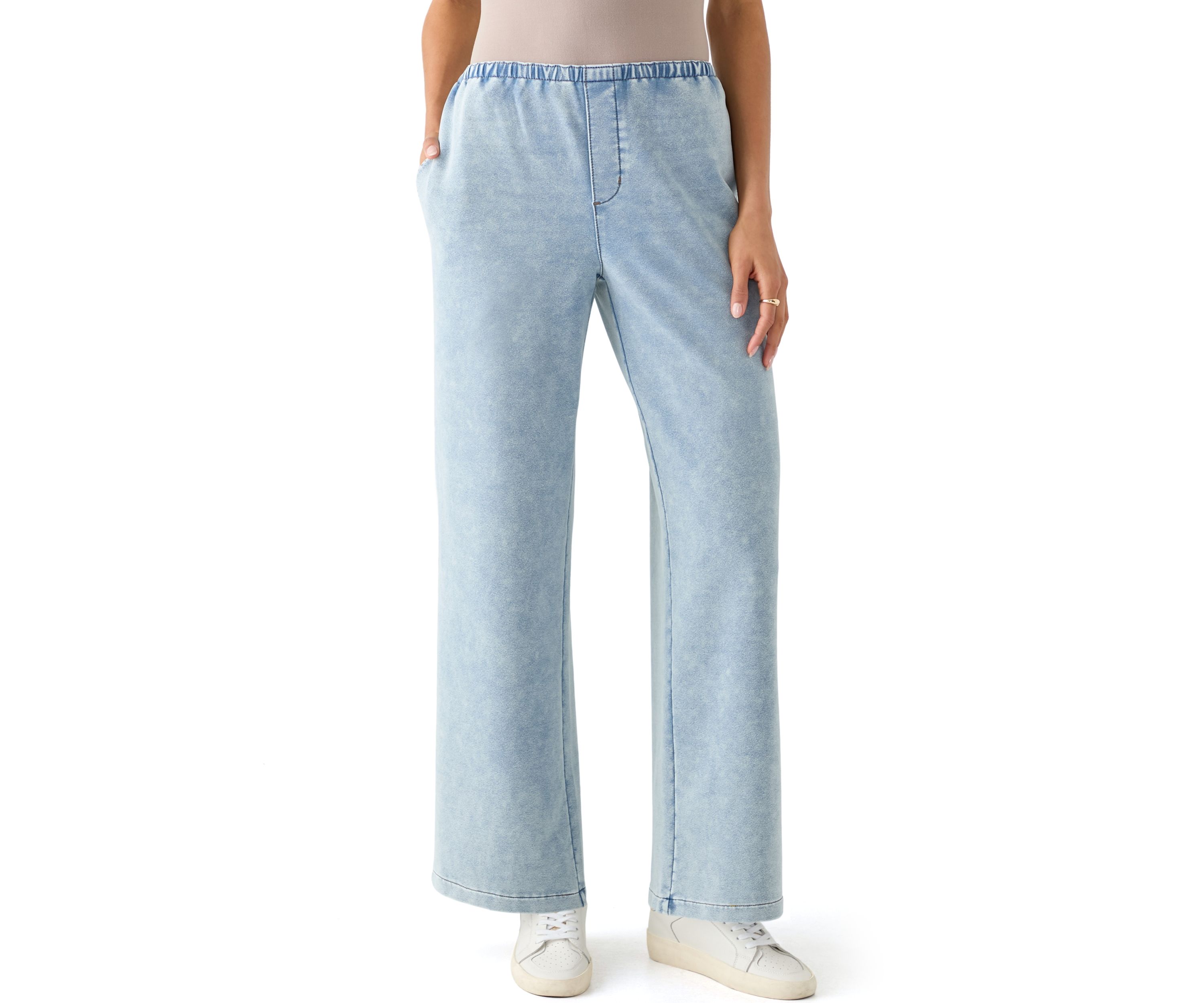 Womens Mini Waistband Pull On Pants 