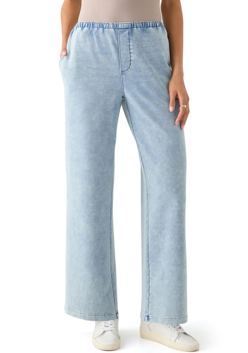Womens Mini Waistband Pull On Pants 