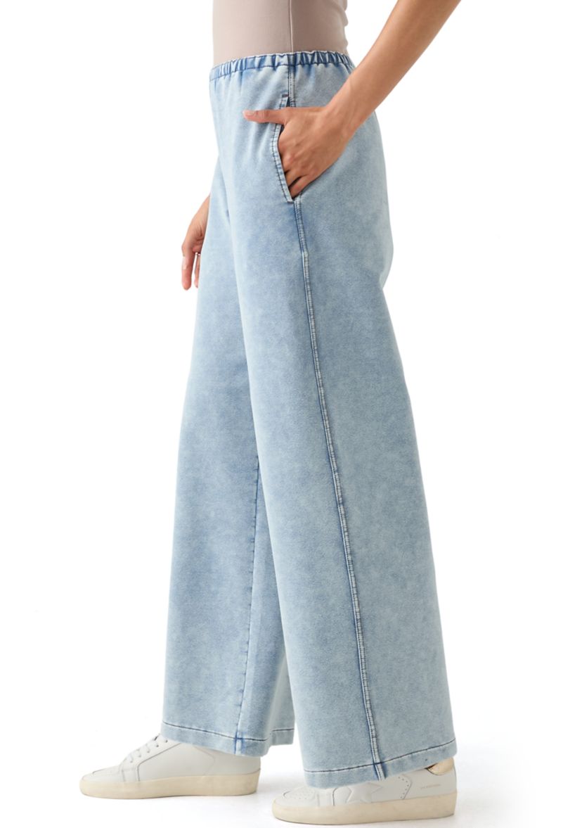 Womens Mini Waistband Pull On Pants 
