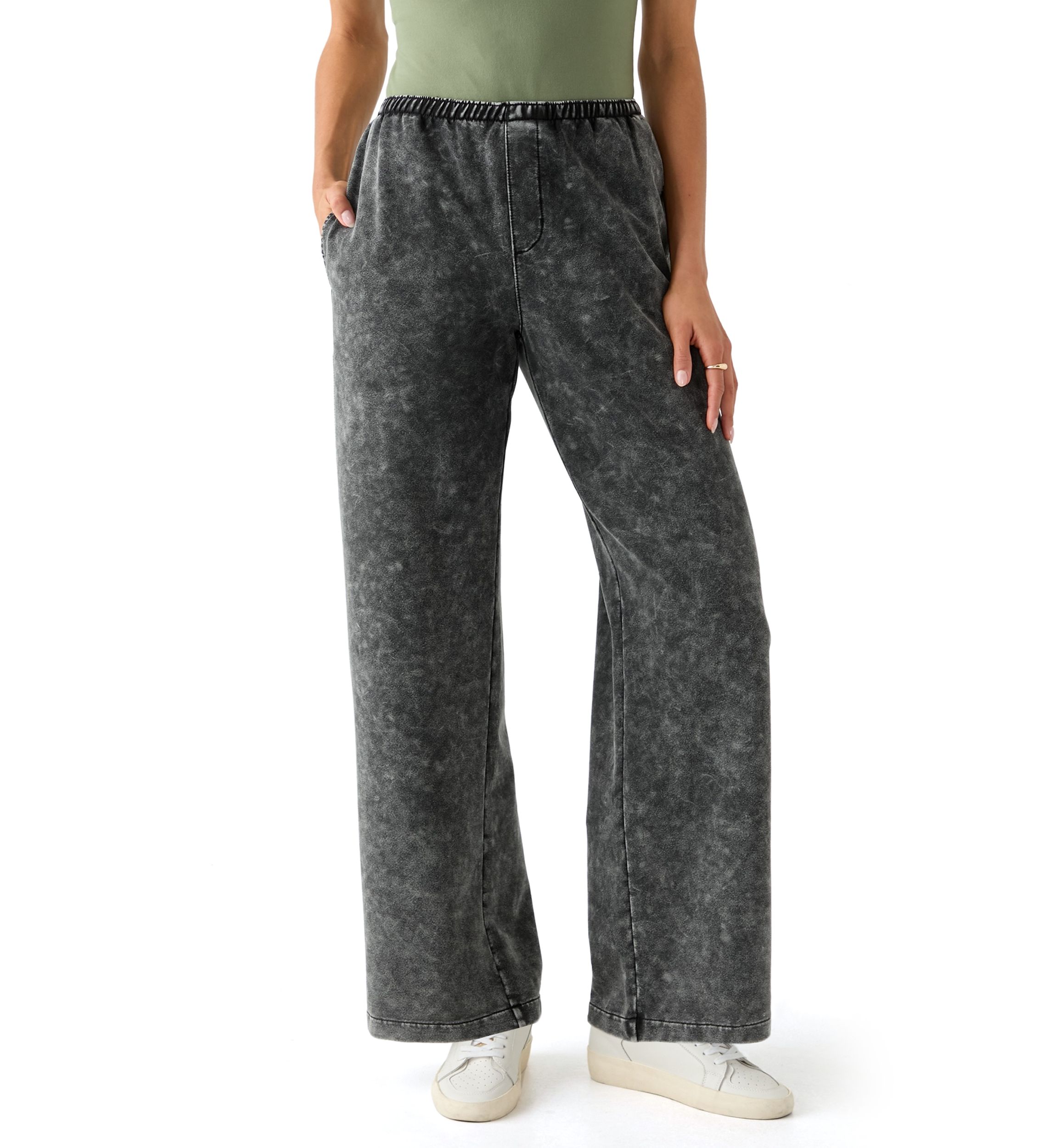 Womens Mini Waist Pull On Pants