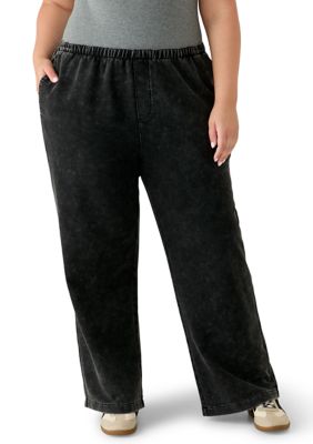 Vanilla Star Women's Plus Size Wide Leg Pants, 3X