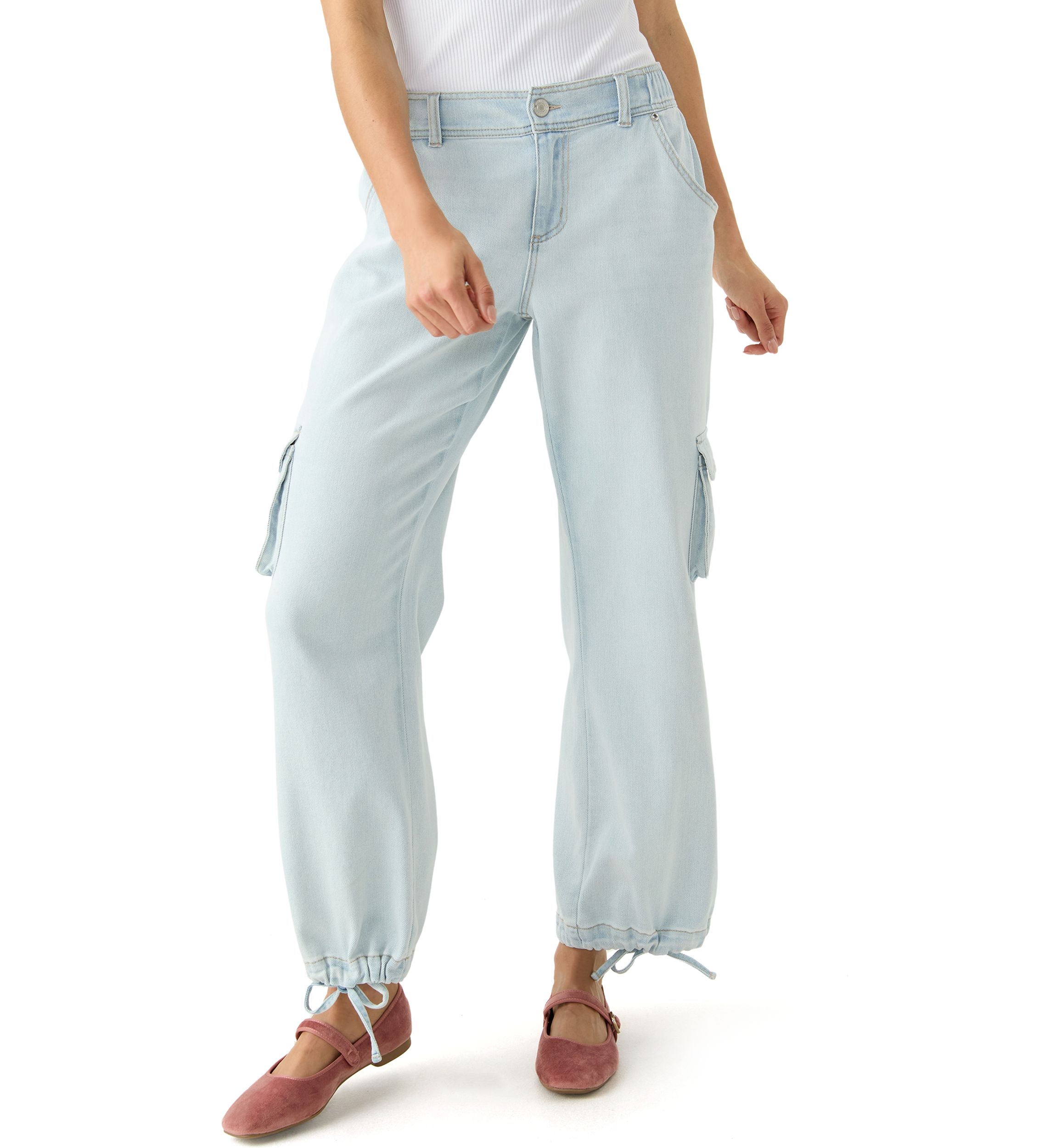 Womens Cargo Jeans