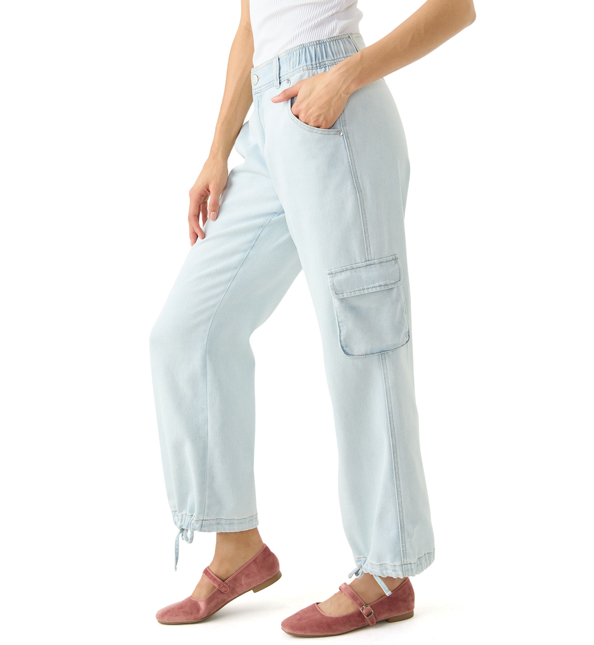 Womens Cargo Jeans