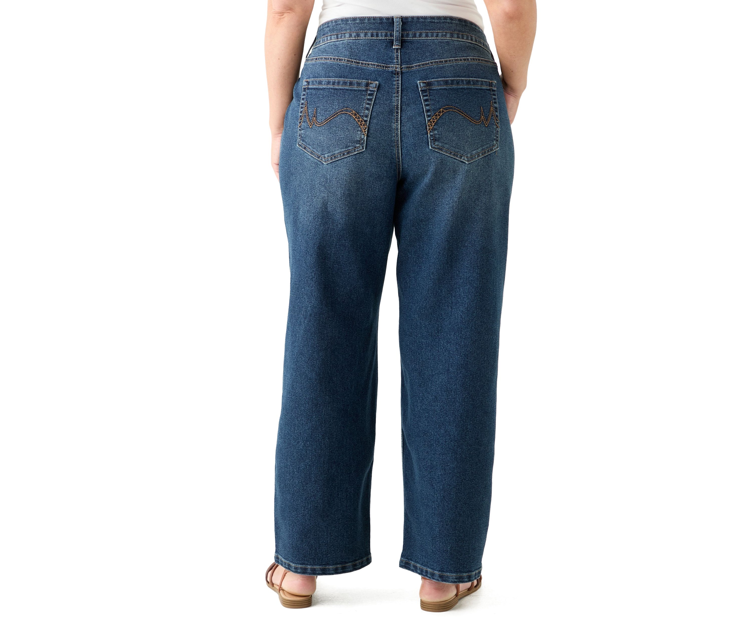 Plus Size Relaxed Straight Leg Jeans