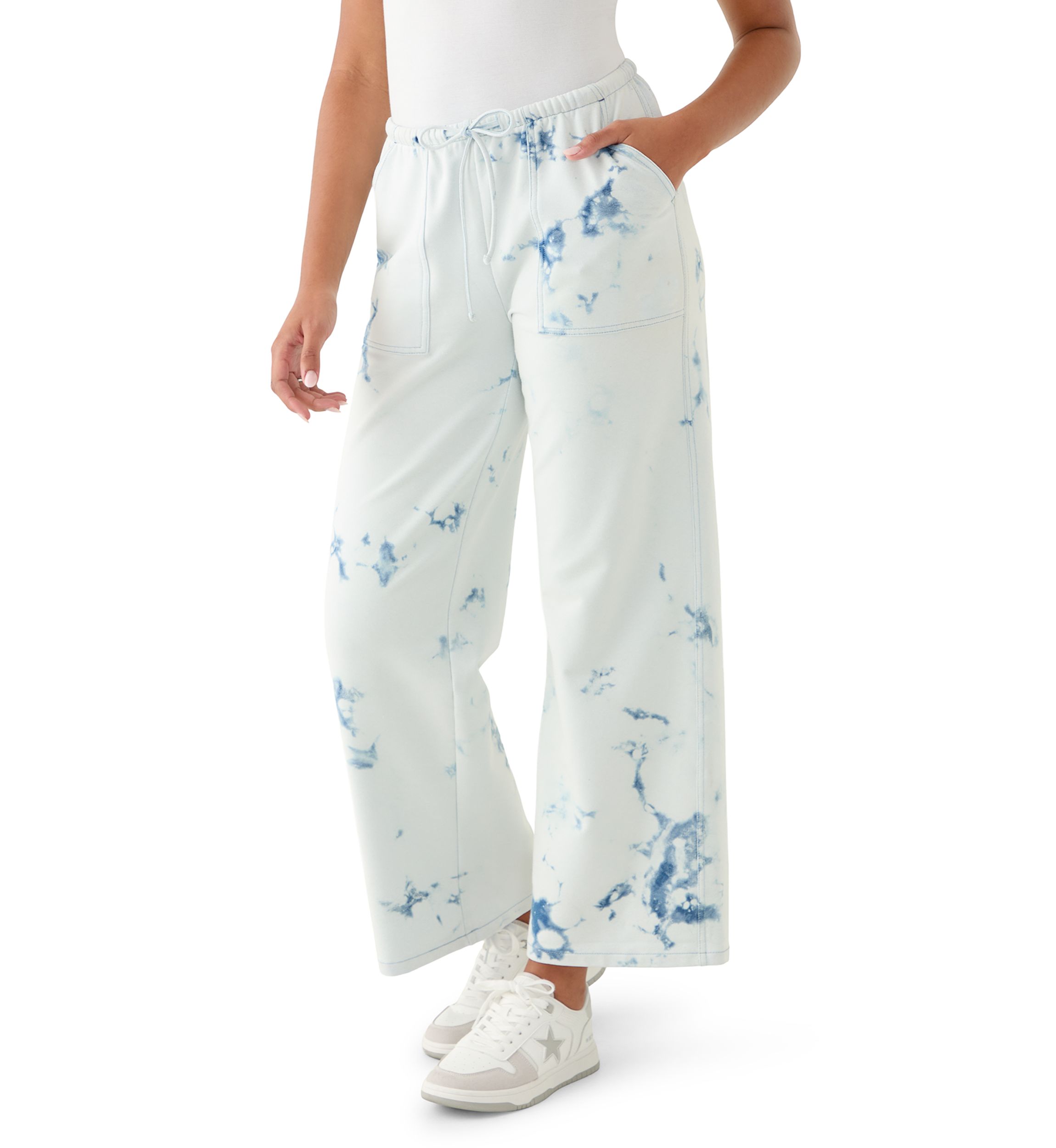 Womens Mini Waist Porkchop Pocket Pants