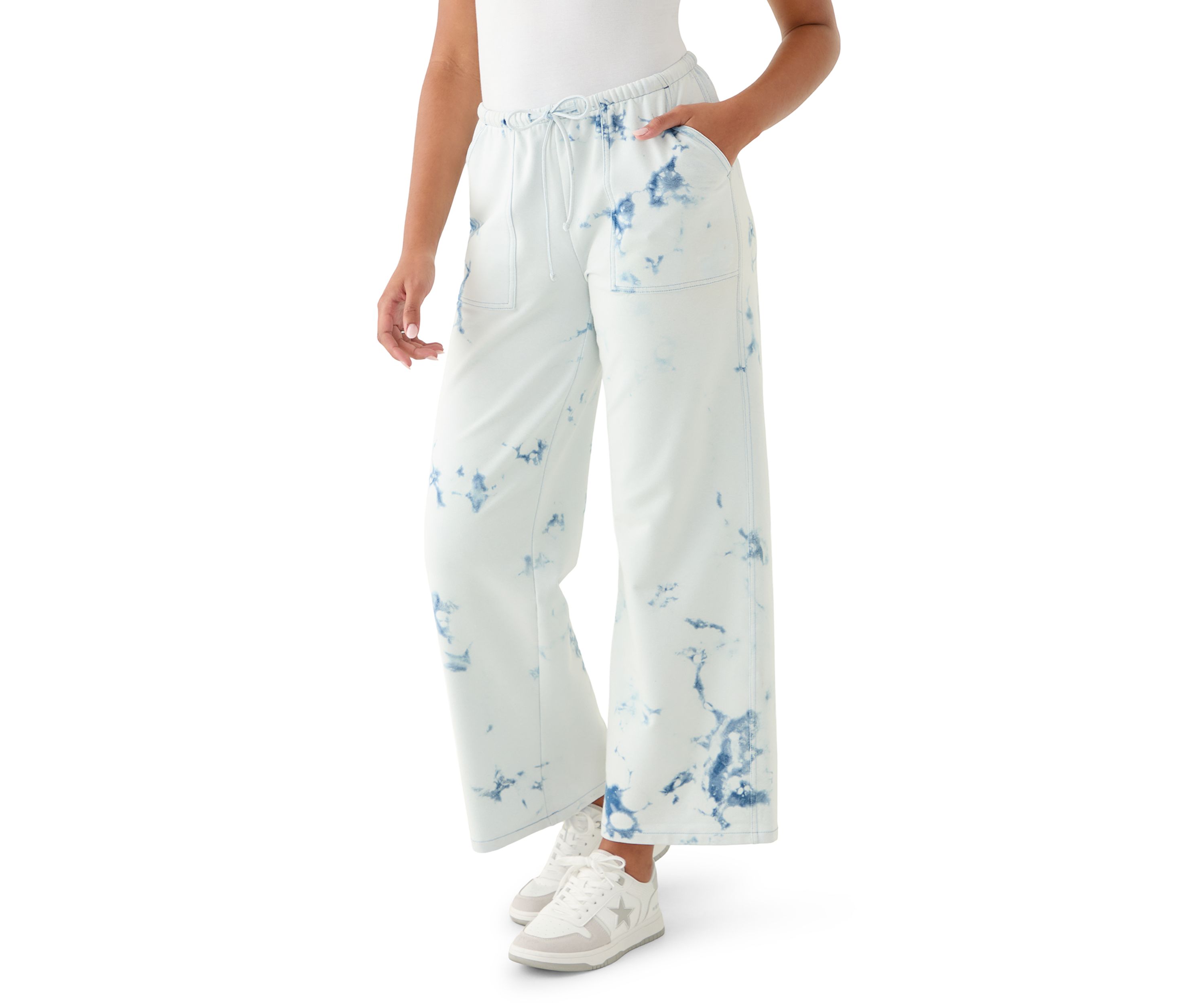 Womens Mini Waist Porkchop Pocket Pants