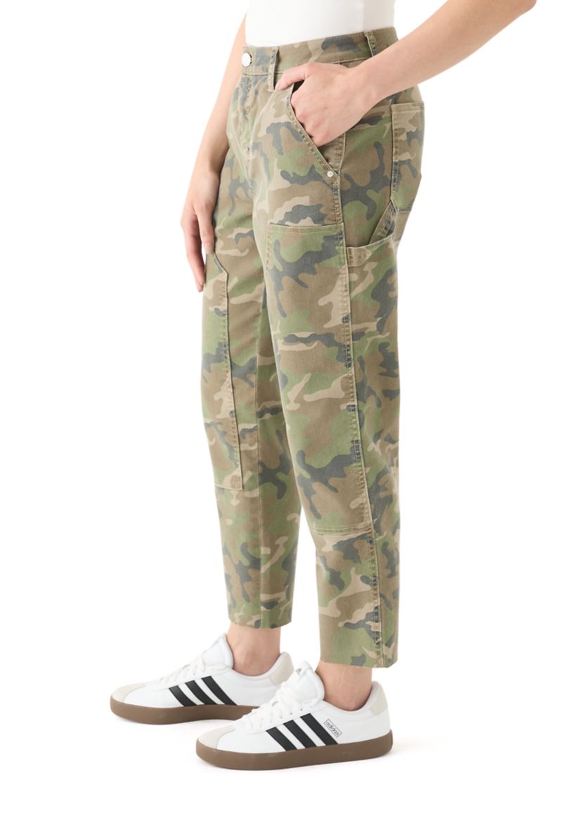 Womens Utility Straight Ankle Pants