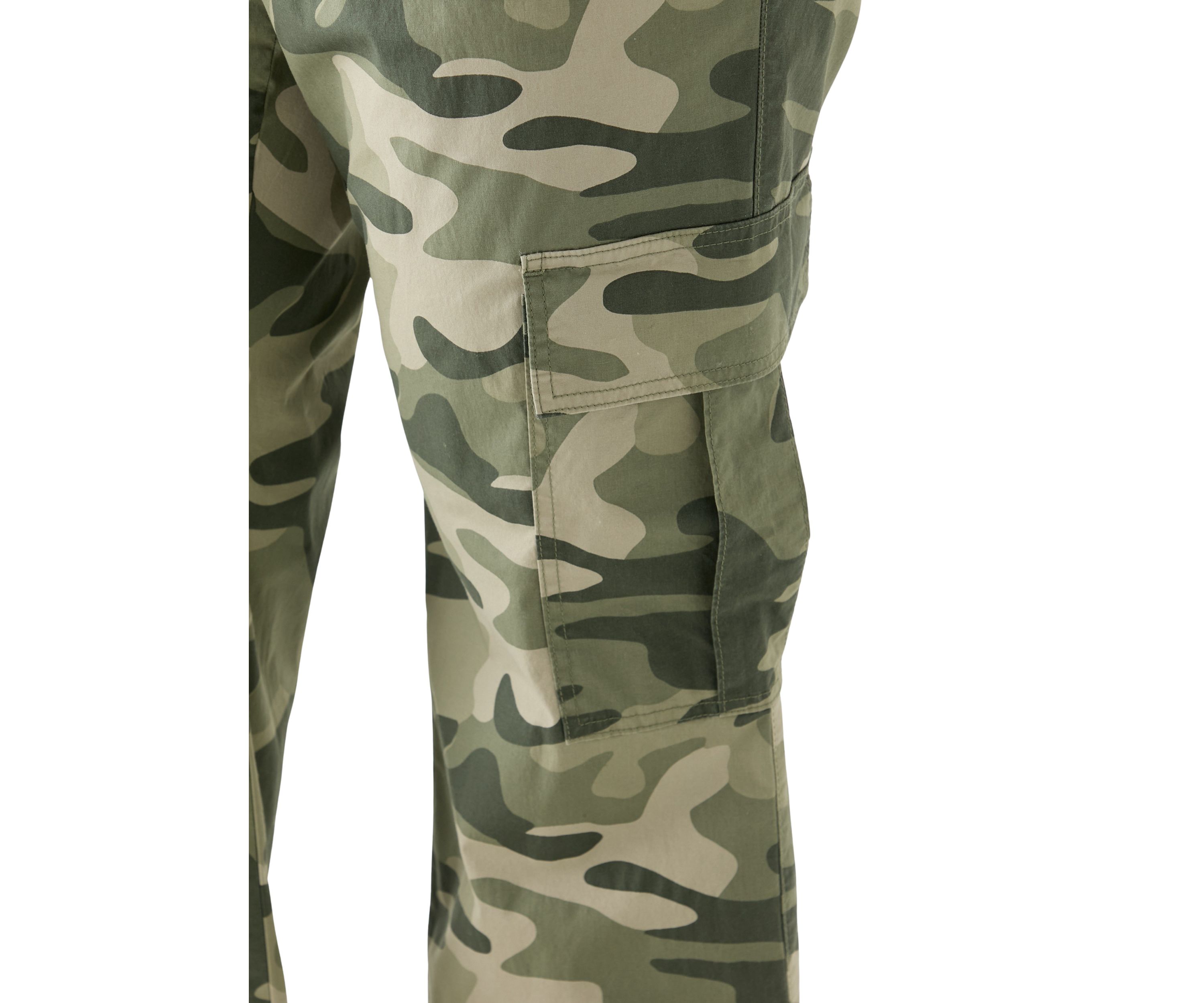 Plus Size Poplin Utility Pants