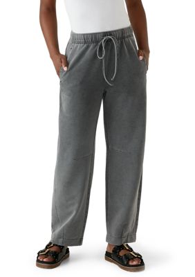 Vanilla Star Women's Knit Barrel Jeans, XL