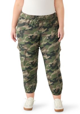 Vanilla Star Women's Plus Size Cargo Pocket Joggers
