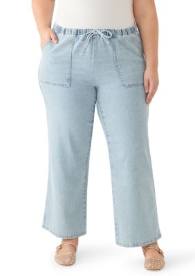 Vanilla Star Women's Plus Size Cozy Jeans