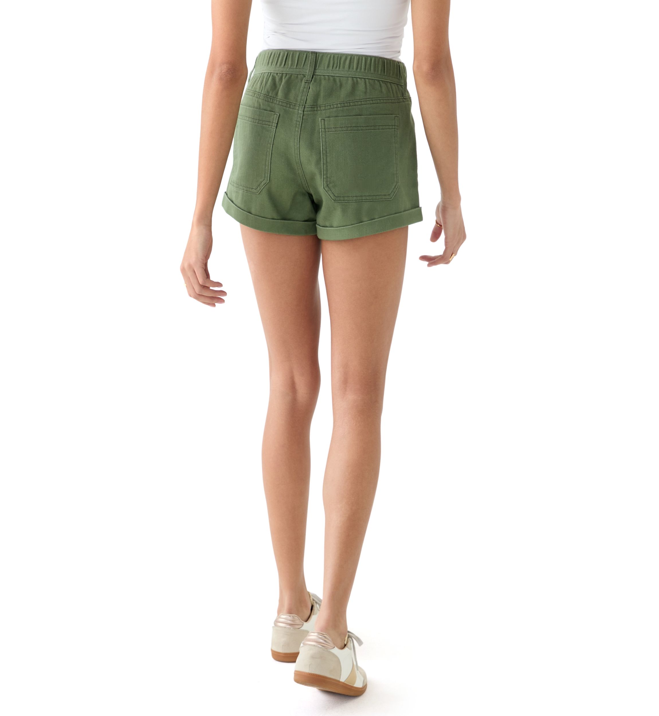 Womens Porkchop Shorts with Rolled Cuffs