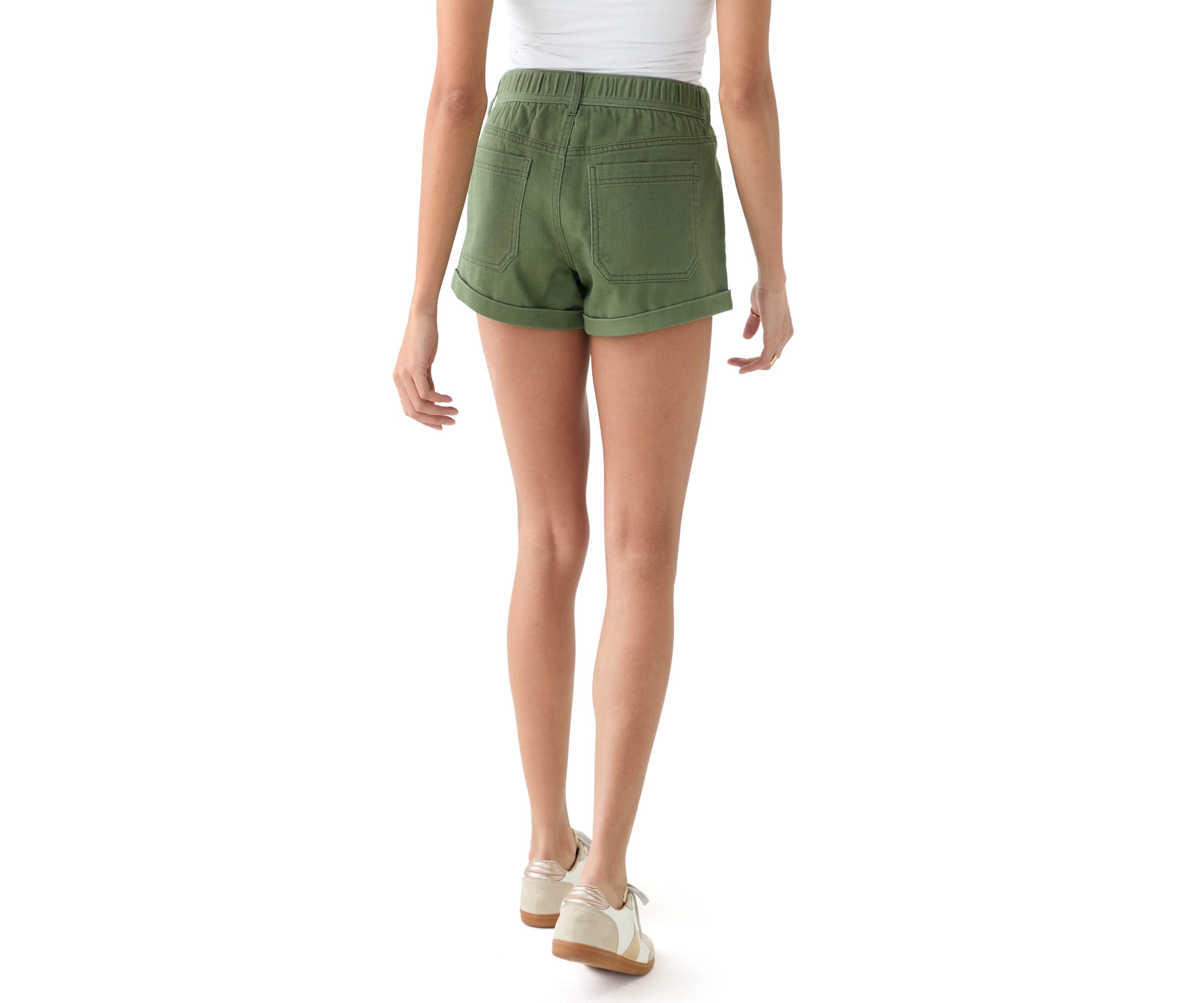 Womens Porkchop Shorts with Rolled Cuffs