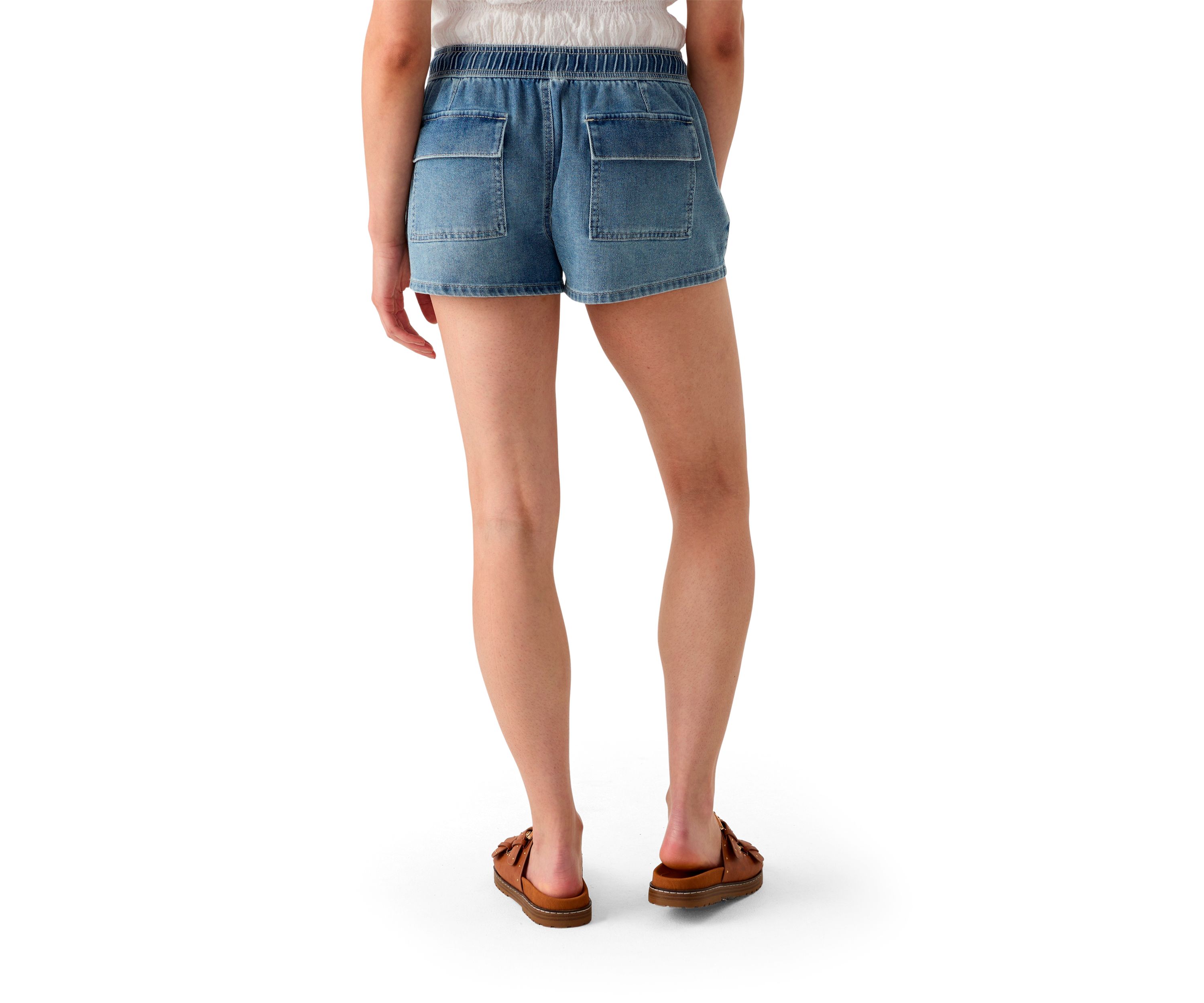 Womens Front Tie Shorts