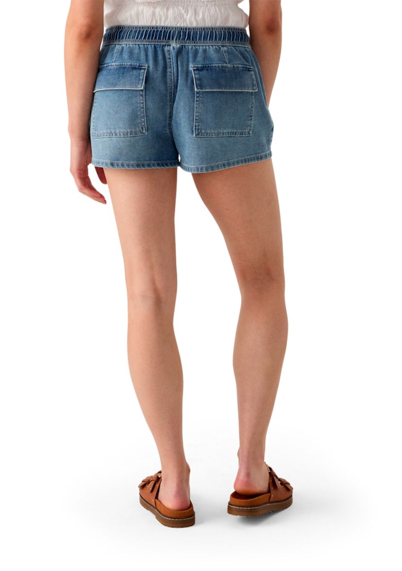 Womens Front Tie Shorts