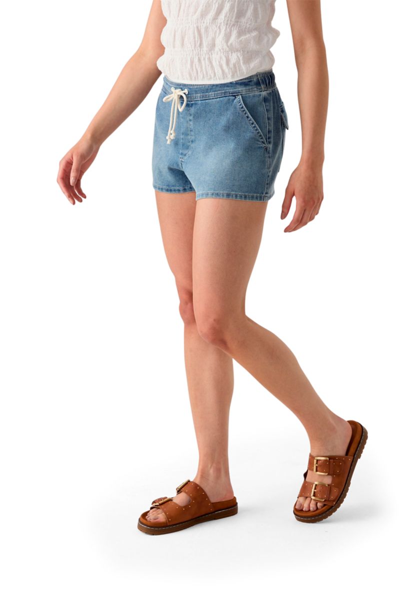 Womens Front Tie Shorts