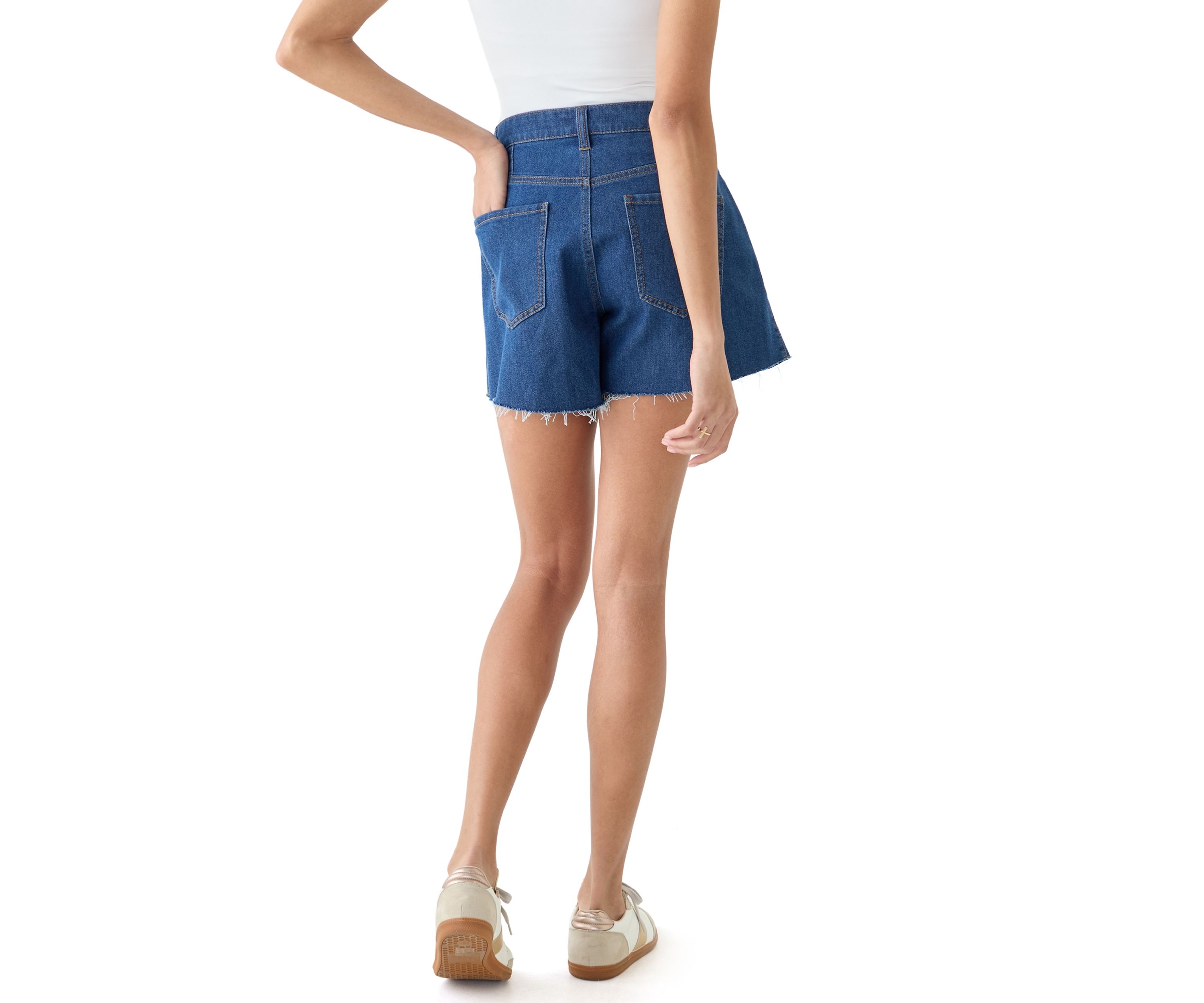 Womens Skirty Denim Shorts