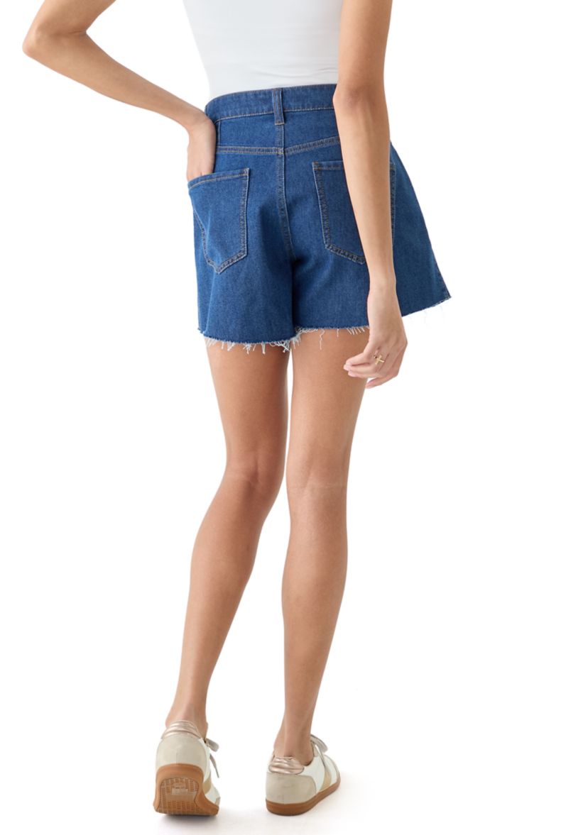 Womens Skirty Denim Shorts