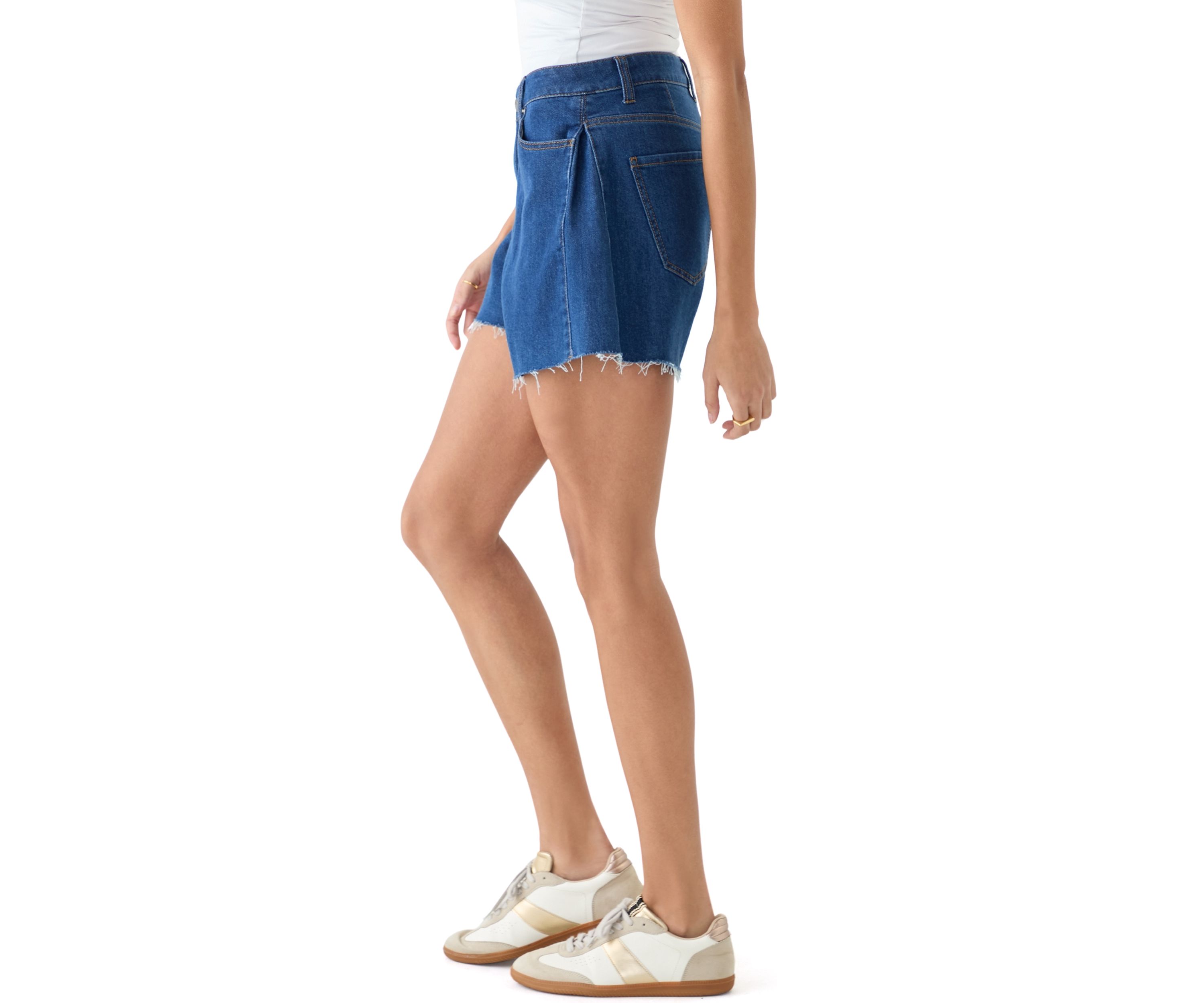 Womens Skirty Denim Shorts