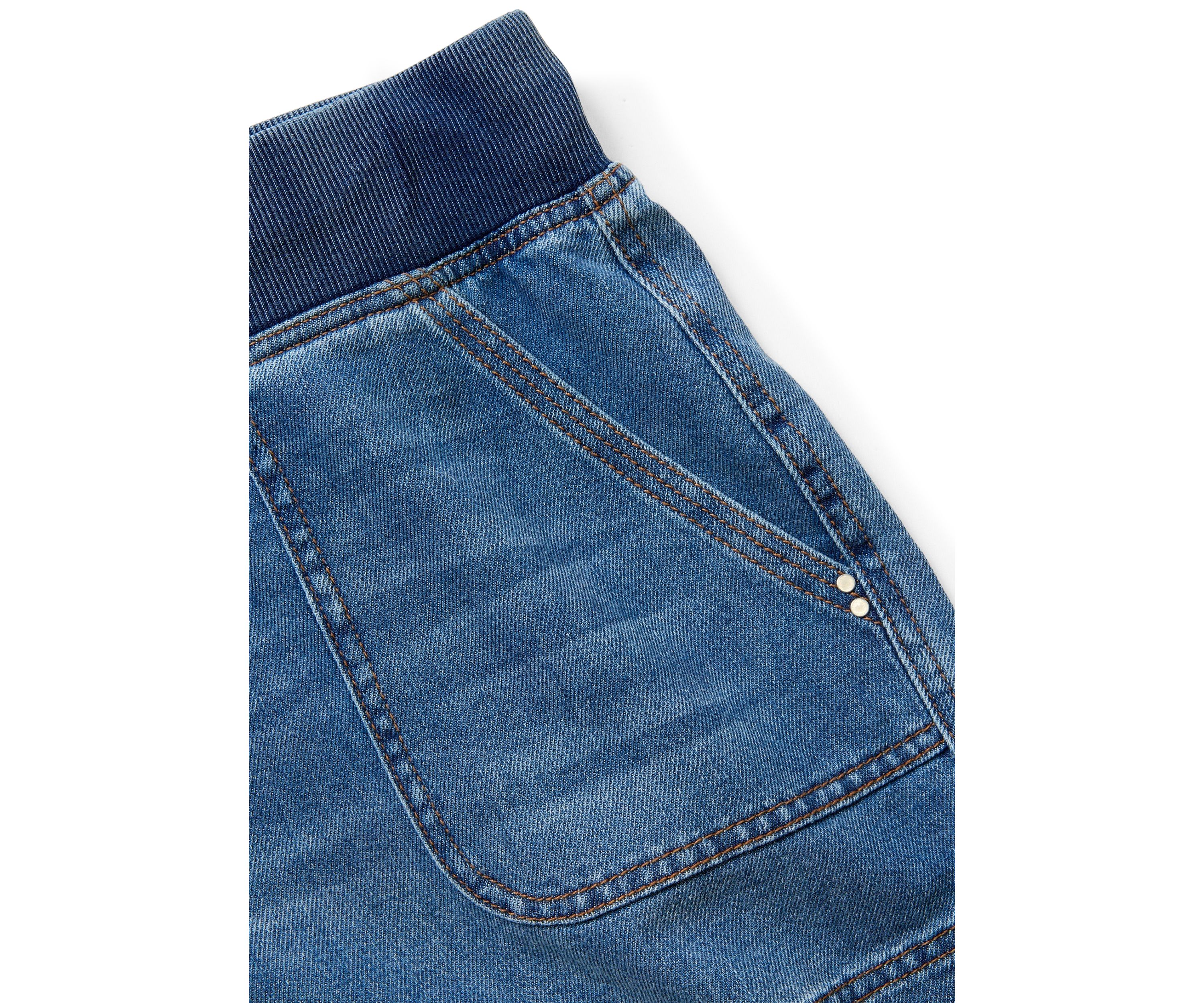 Plus Size Ribbed Waist Shorts