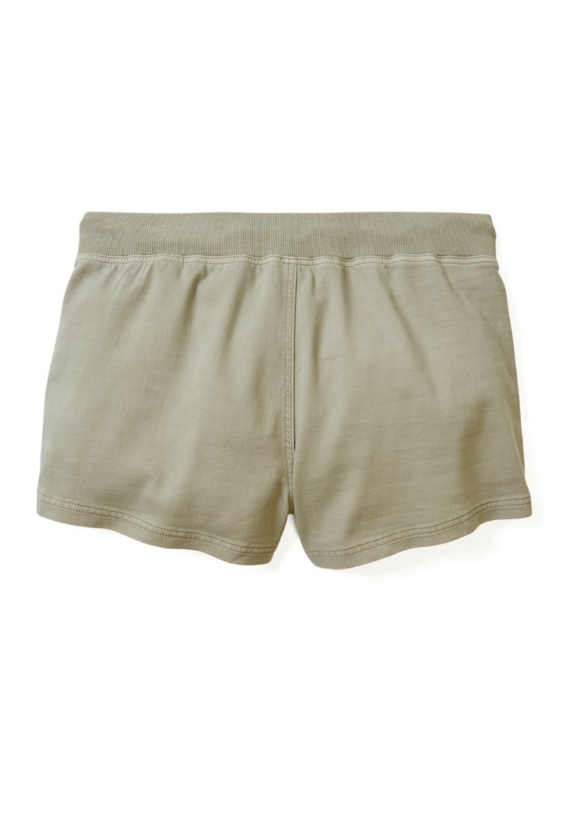Plus Size Ribbed Waist Shorts