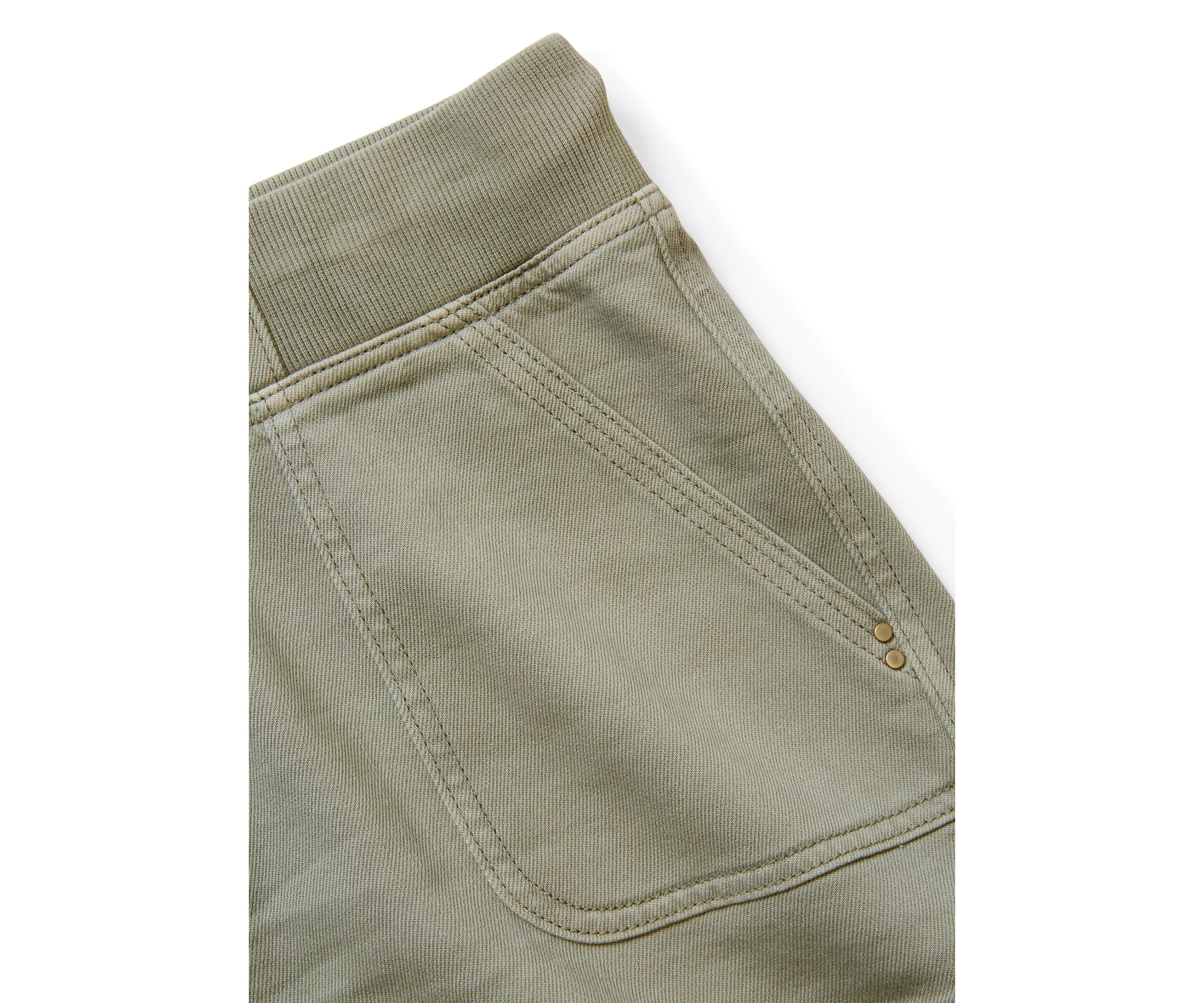 Plus Size Ribbed Waist Shorts