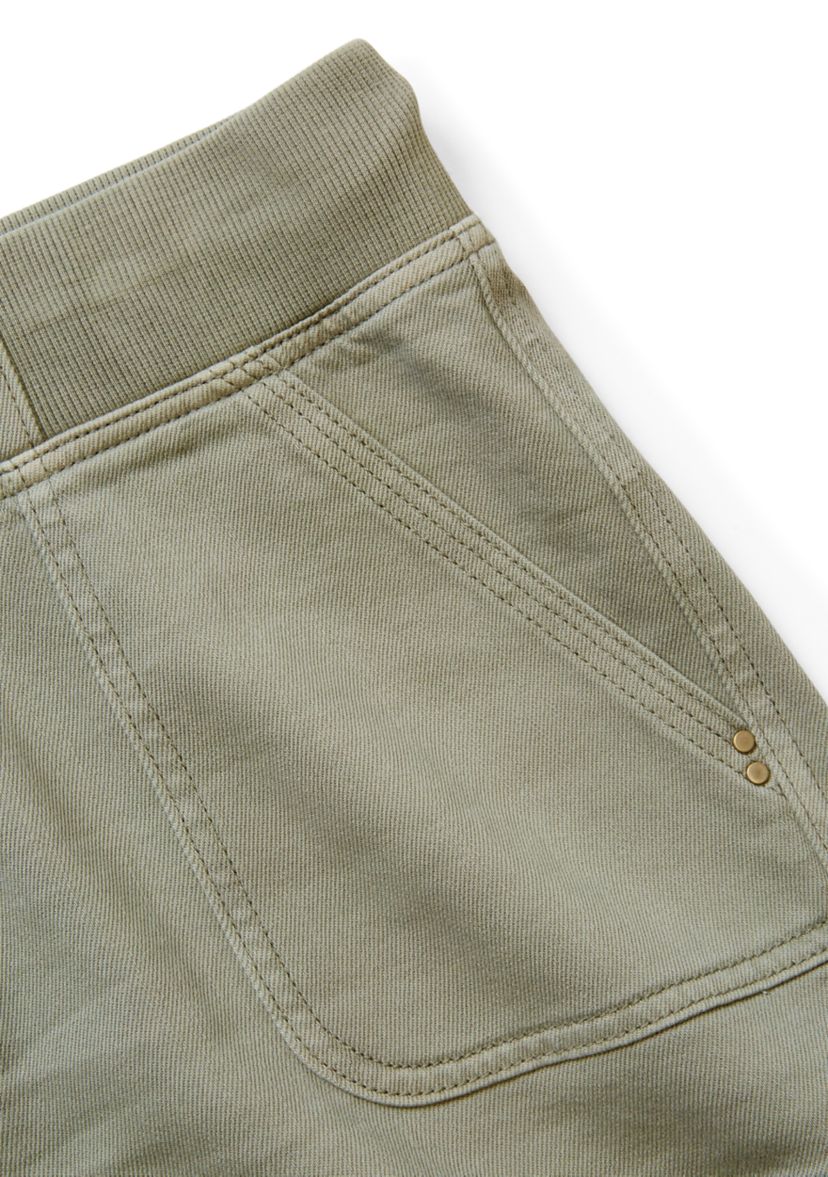 Plus Size Ribbed Waist Shorts