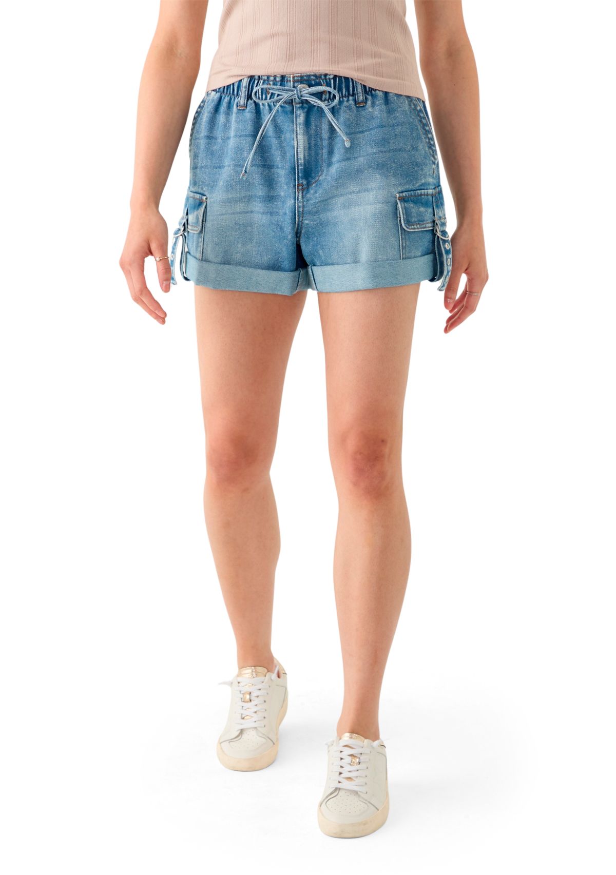 Womens Front Tie Shorts