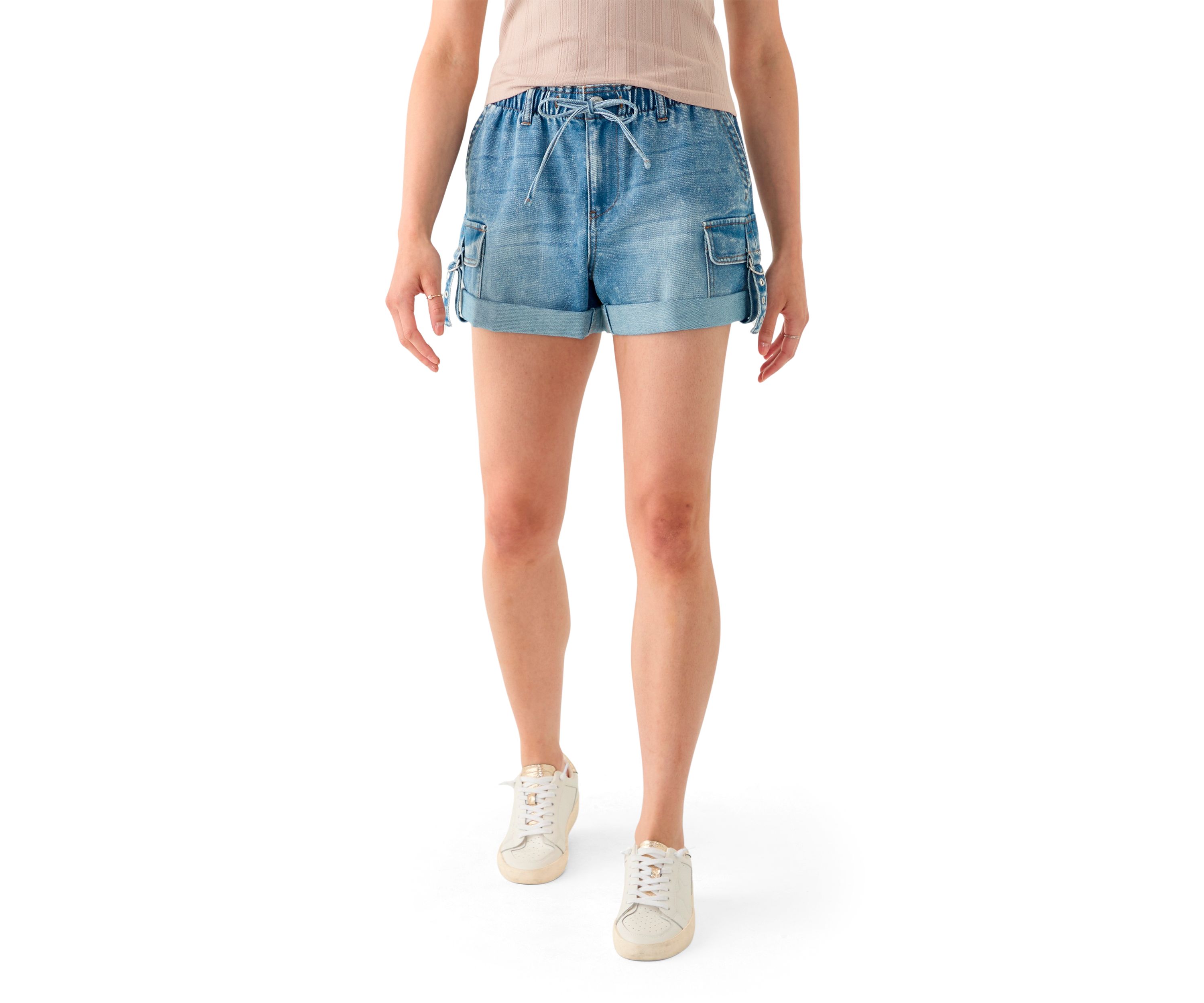 Womens Front Tie Shorts