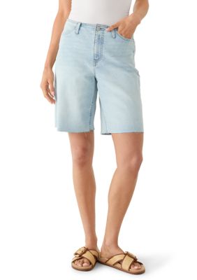 Vanilla Star Women's Raw Hem Jorts