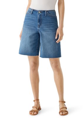 Vanilla Star Women's No Waistband Raw Hem Jorts