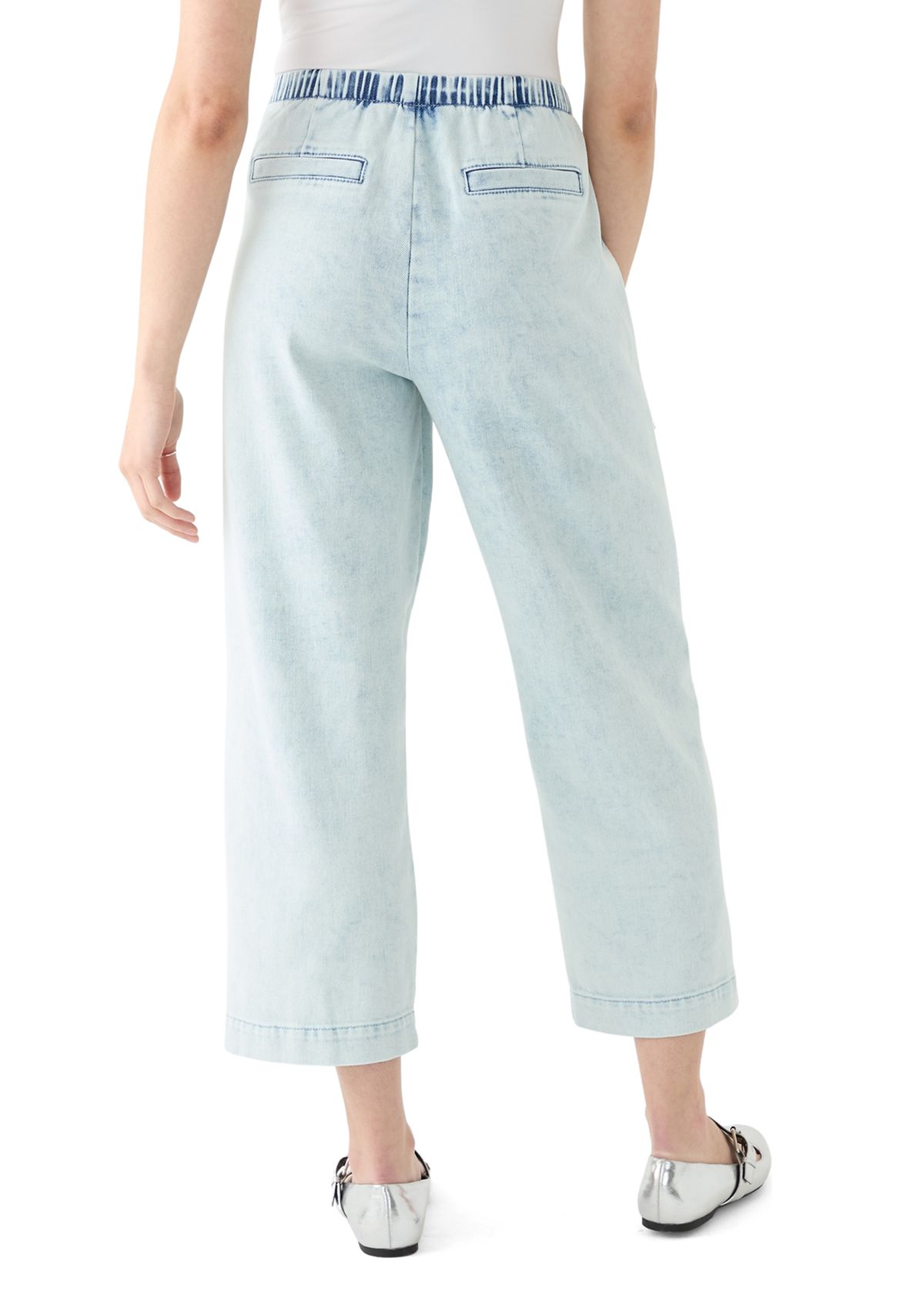 Womens Cropped Porkchop Pull On Pants