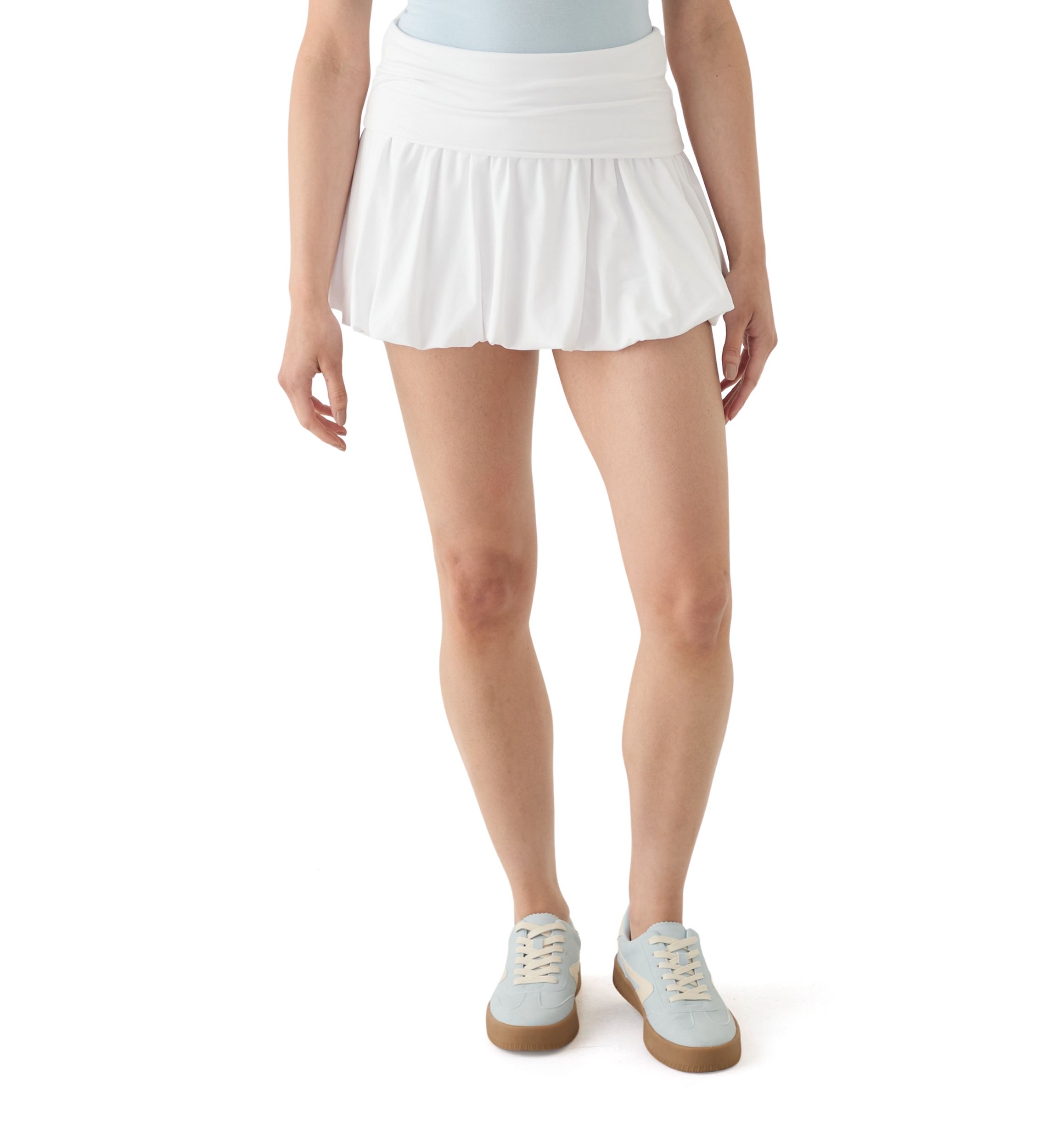 Womens Bubble Mini Skirt