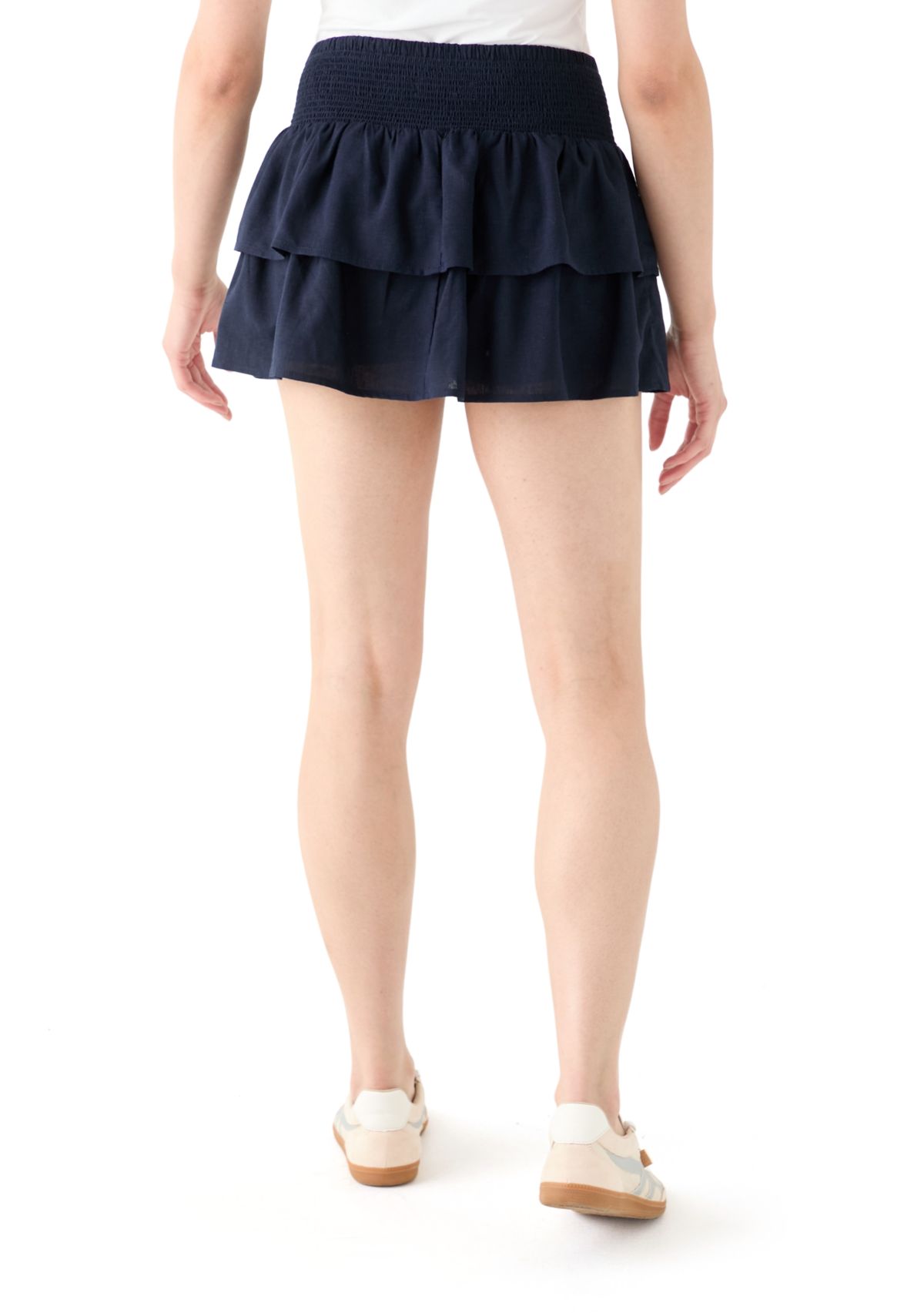 Womens Tiered Mini Skort