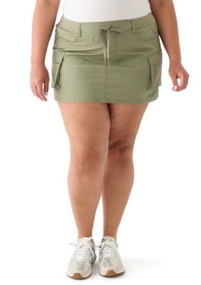 Vanilla Star Women's Plus Size Cargo Skirt, 4X