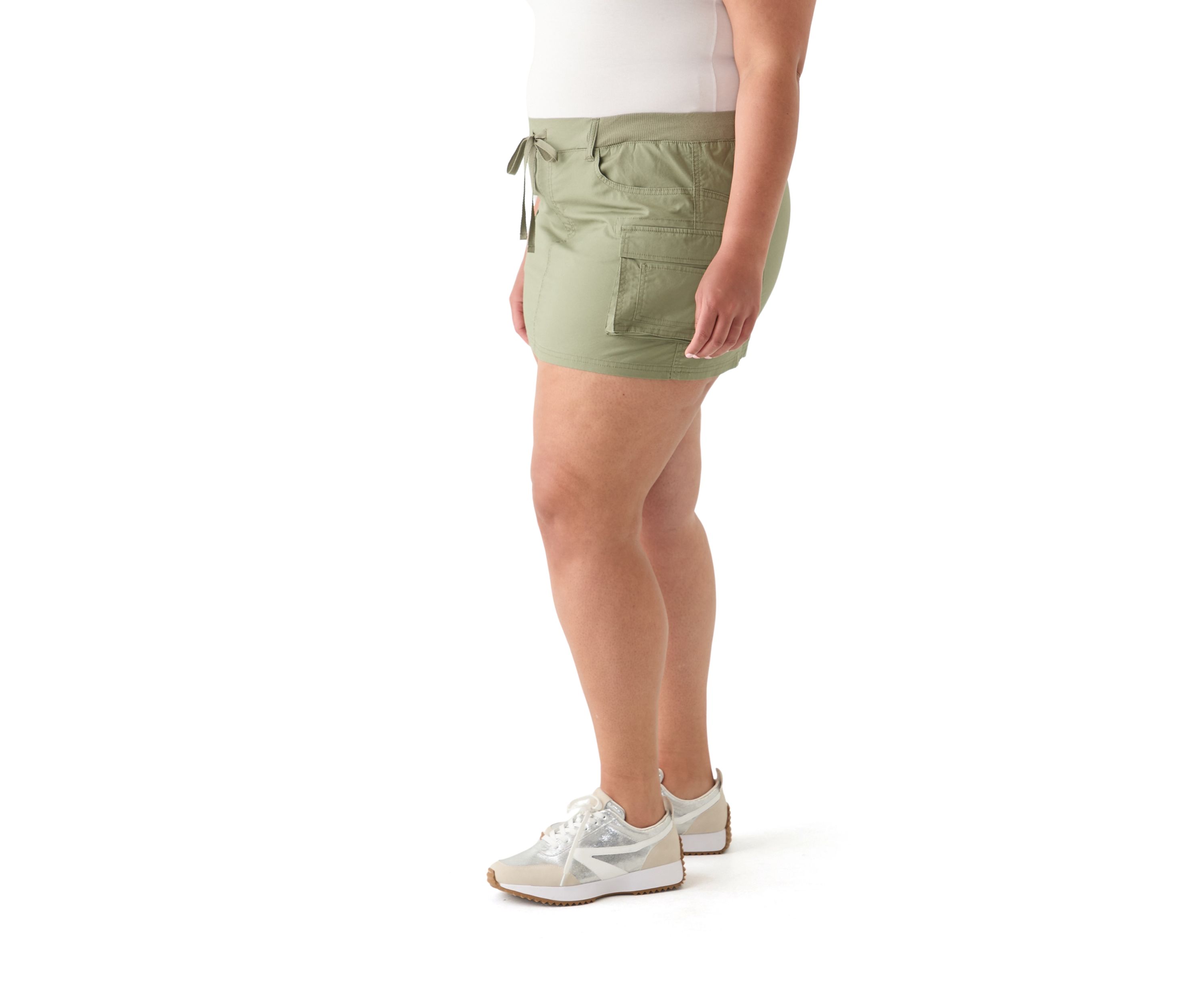 Plus Size Cargo Skirt