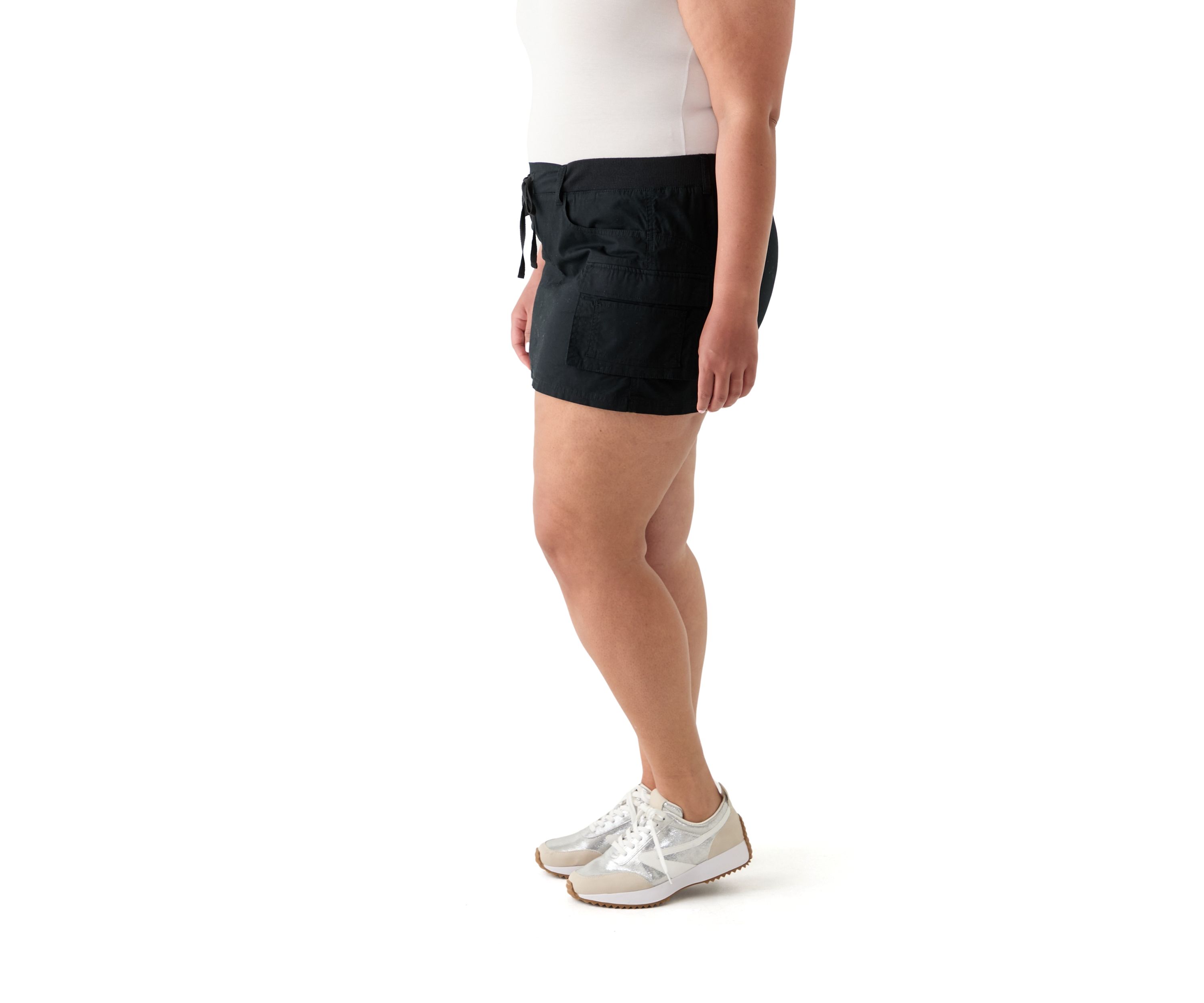 Plus Size Cargo Skirt