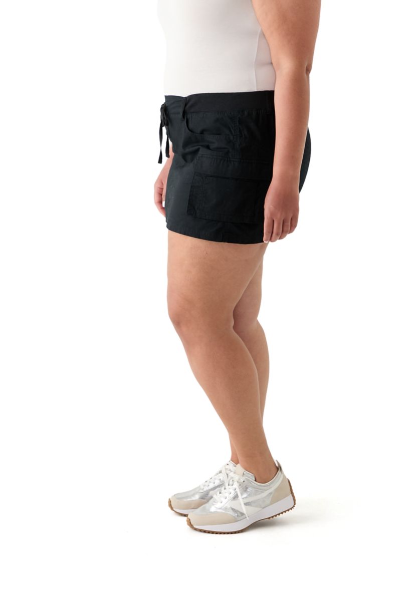 Plus Size Cargo Skirt