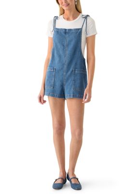 Vanilla Star Women's Denim Shortalls, XL