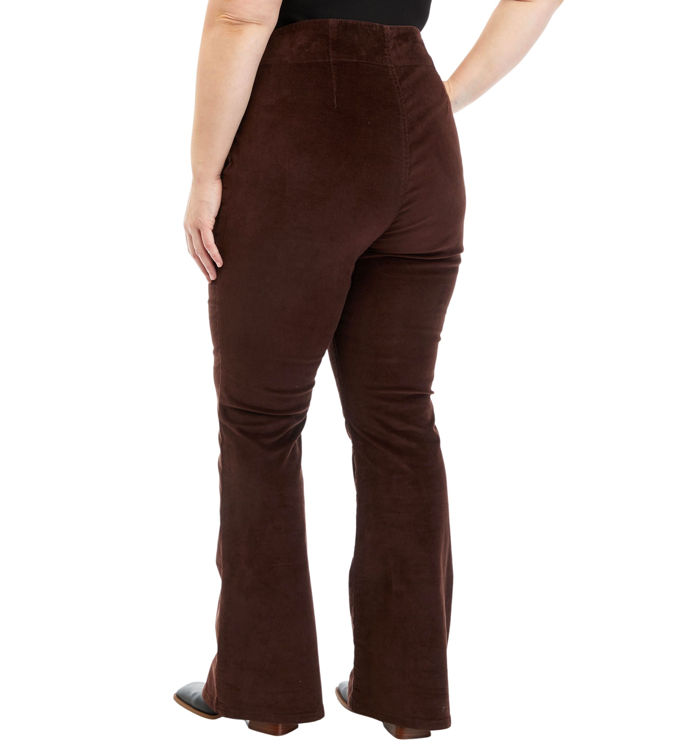  Plus Size Corduroy Flare Pants 