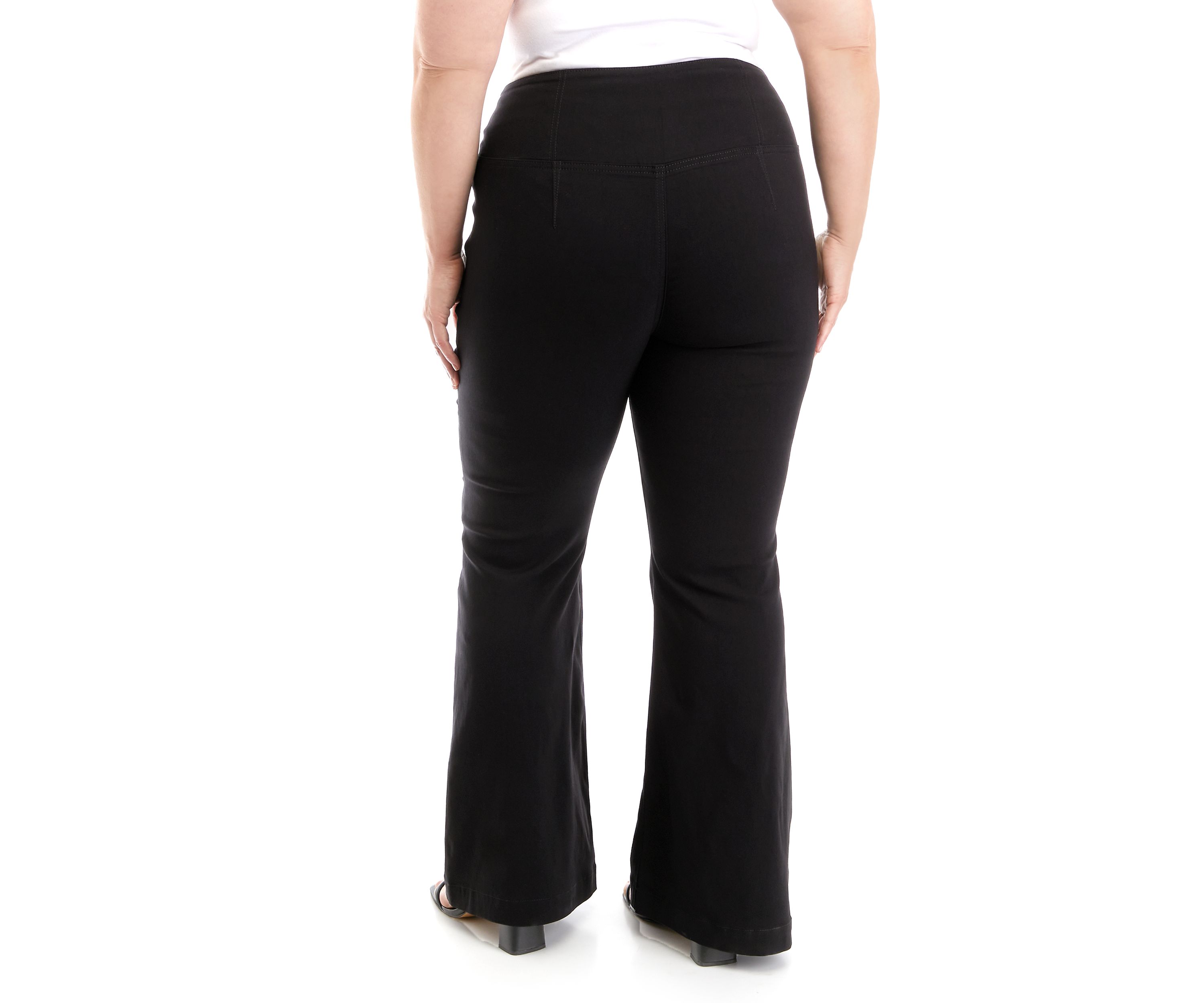 Plus Size V-Front Pull On Pants