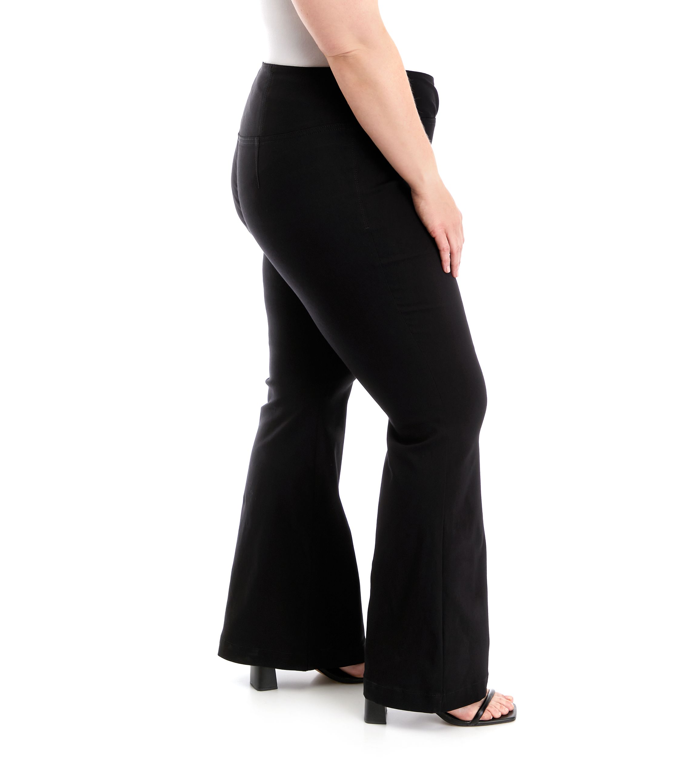 Plus Size V-Front Pull On Pants