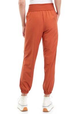 Juniors' Foldover Waist Jogger Pants