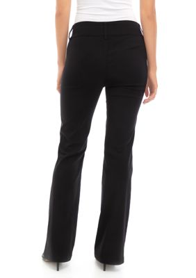 VANILIA Bootcut trousers in black