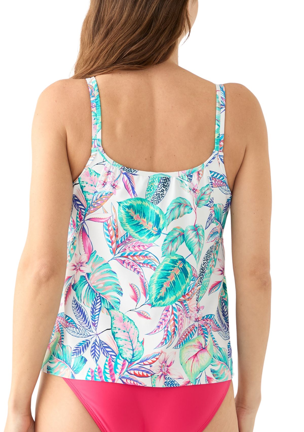 Paradise South Coast Layered Tankini Swim Top