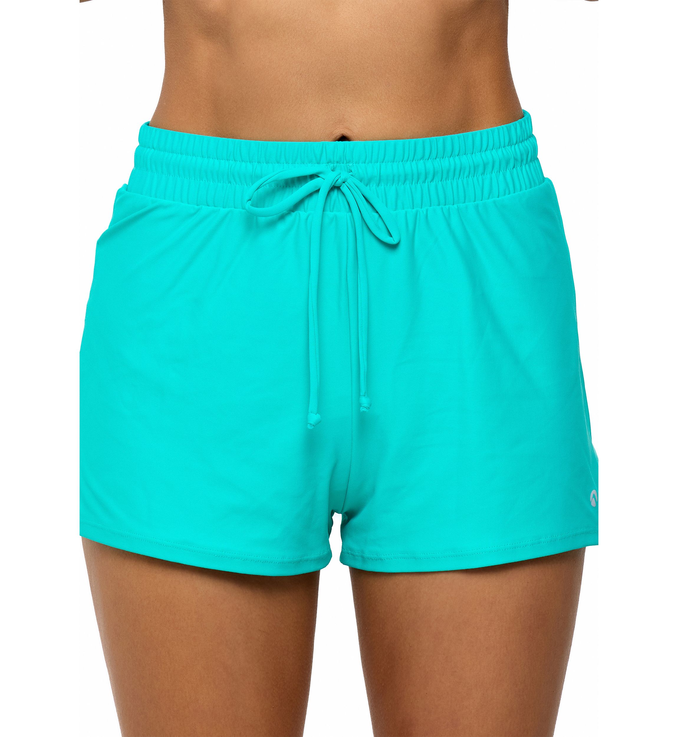 Solid Pull On Shorts with Drawstring 