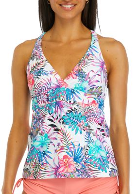 Bali Night Links Sport Tankini Swim Top