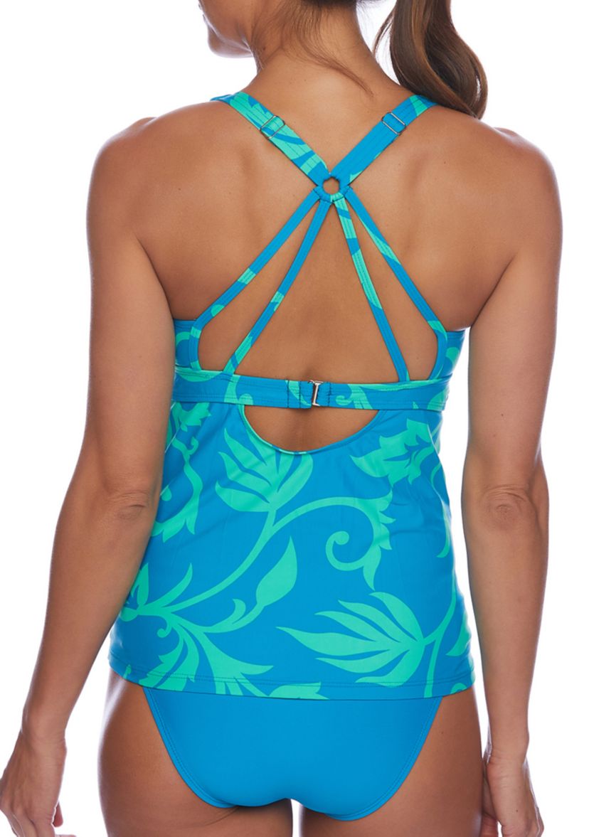Fiji Rock Lunge Tankini Swim Top 