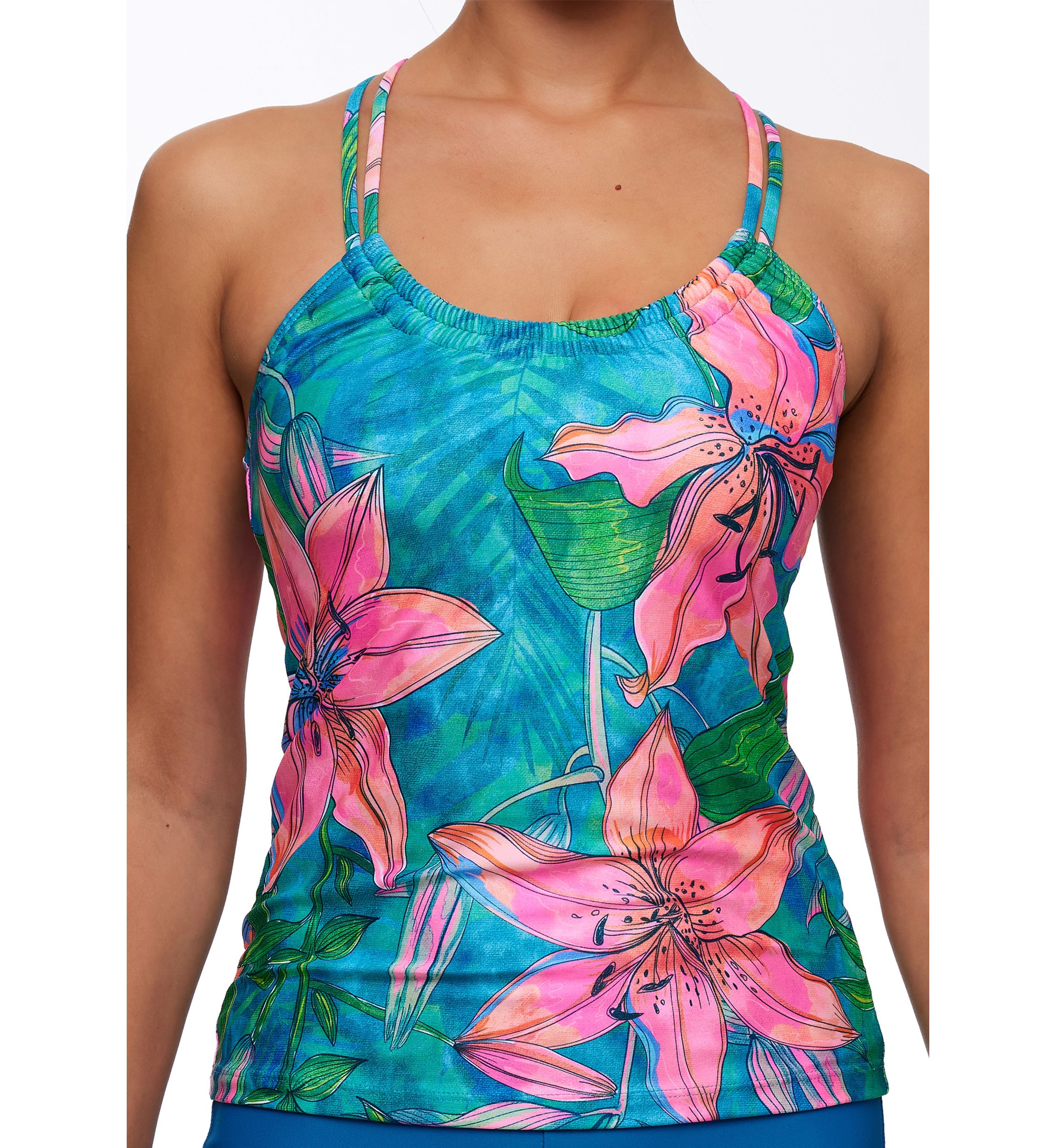 Half Moon Bay Third Eye Tankini Swim Top