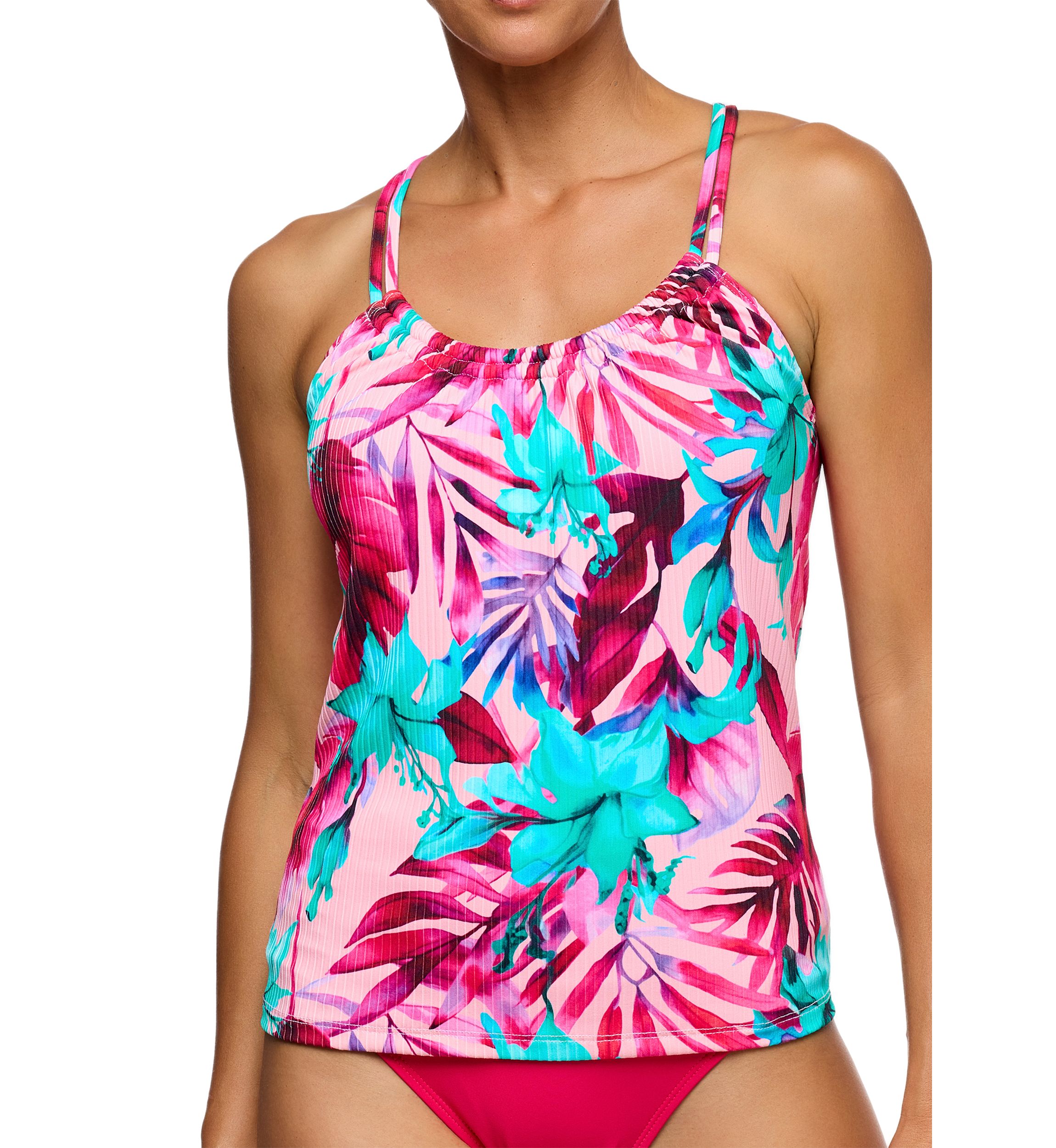 Pink Sand Beach Third Eye Tankini Swim Top